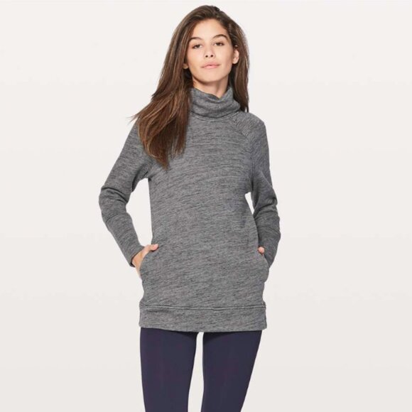 Lululemon To You Tunic Heathered Core Dark Grey - Picture 2 of 10